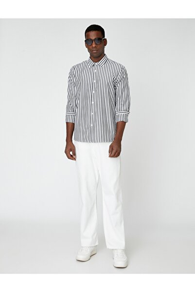 Koton Basic Gömlek Klasik Yaka Non Iron