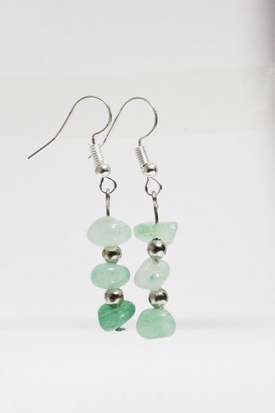 Mıçı Aventurine Broken Stone Earrings