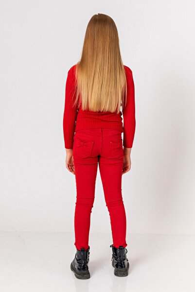 incity Girl's Slim Fit Turtleneck Knitwear Bodysuit