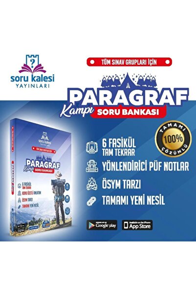 Soru Kalesi Yayınları 2023 Paragraf Kampı Kitabı