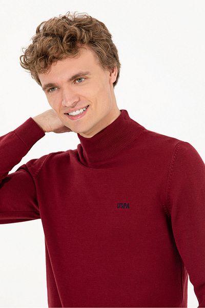 U.S. Polo Assn. Κόκκινο ανδρικό πουλόβερ