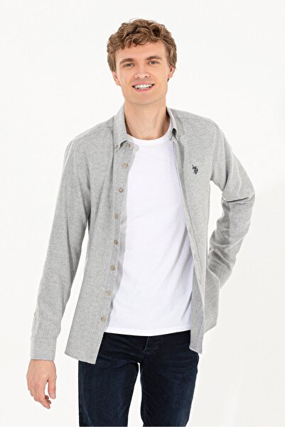 U.S. Polo Assn. Gray Men's Shirt