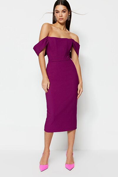 Trendyol Collection Dress - Purple - Bodycon