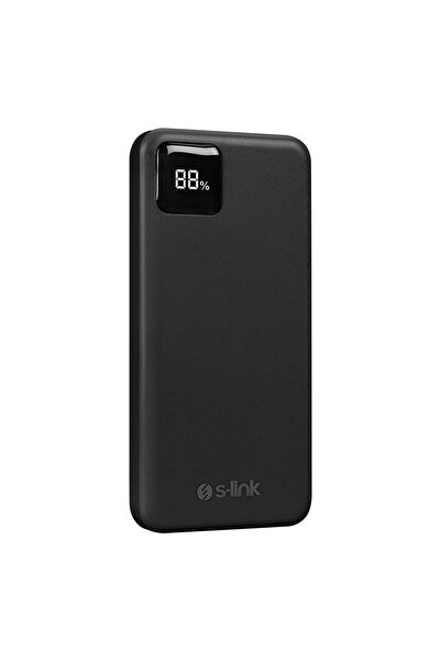 S-LINK G104 10.000mah Lcd Göstergeli 10w Powerbank Siyah