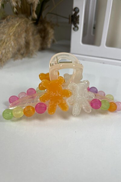 SUBU TASARIM Cataramă mare figurată portocaliu Sbt1349