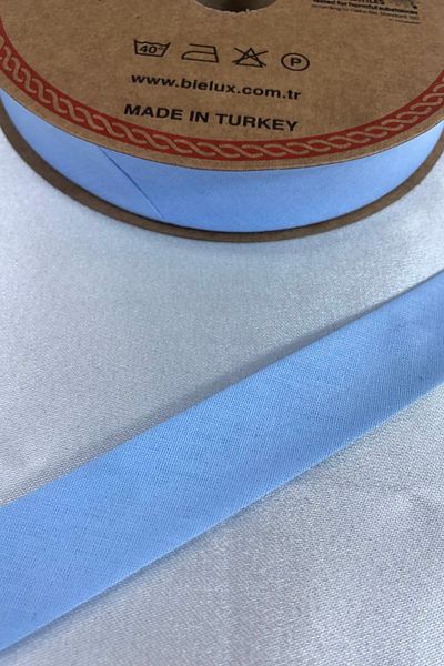 Hobigram Blue Koton Biye Latime 2 Cm Lungime 1 Metru - Design Special, Accesoriu, Producție de Calitate, Stil Glamorous - Kur