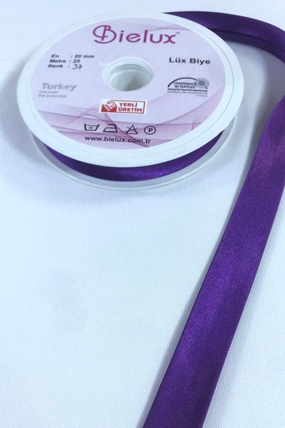 Hobigram Μωβ Satin Biye Πλάτος 2 cm Μήκος 1 μέτρο – Ειδικό σχέδιο, Αξεσουάρ, Ποιοτική Παραγωγή, Εντυπωσιακό Στυλ – Kurd