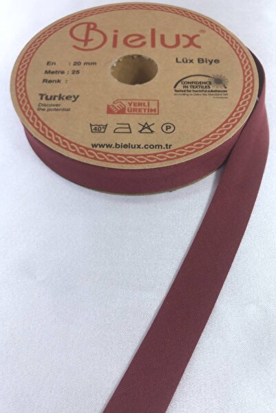 Hobigram Burgundy Cotton Piping Width 2 cm Length 1 Meter – Ribbon, Stylish Design, Women's Accessory – Ribbon