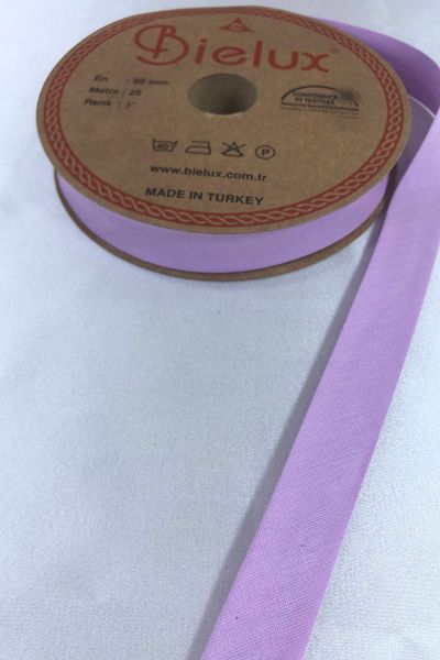 Hobigram Ανοιχτό λιλά βαμβακερό κορδόνι πλάτος 2 cm μήκος 1 μέτρο – κορδέλα, κομψό σχέδιο, γυναικείο αξεσουάρ