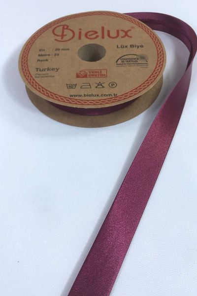 Hobigram Plum Satin Piping Πλάτος 2 cm Μήκος 1 μέτρο – Ειδικό σχέδιο, αξεσουάρ, ποιοτική παραγωγή, εντυπωσιακό στυλ