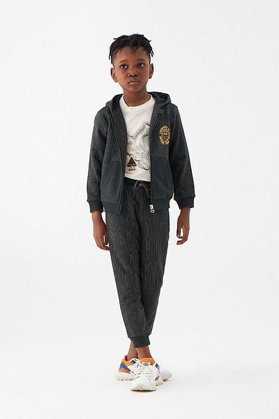 Nebbati Boy's Anthracite Tracksuit 22fw1nb3423