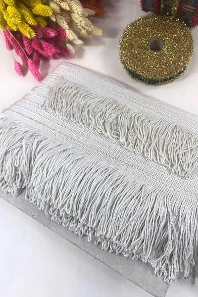 Hobigram Dark Cream Rope Fringe Tassel Πλάτος 20 cm 1 μέτρο – Ειδικό σχέδιο, αξεσουάρ, ποιοτική παραγωγή, εντυπωσιακό στυλ