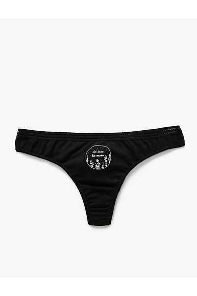 Koton Slip - Schwarz - 1 Stück