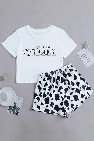 PEMBİŞ HOMEWEAR Σετ σορτς Tex Supersoft, γαλακτώδες