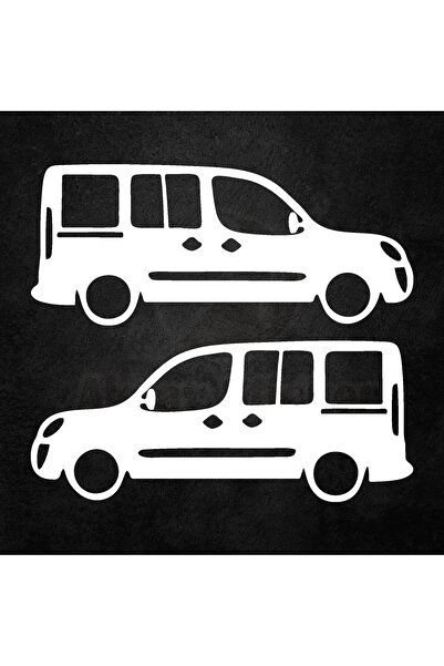 Akçay Sticker 20cm X 8cm Fiat Doblo Sticker Fiat Fiat Yan Cam Oto Sticker Dob...