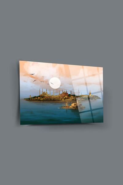SRD Concept Istanbul Manzarası Cam Tablo