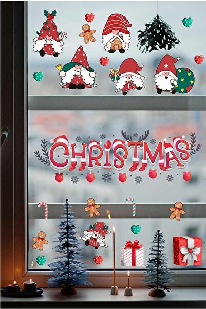 efekt reklam Gnomi și figurine de Anul Nou cu tematică de Anul Nou și de Crăc...