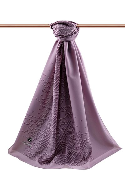 Vissona Γυναικείο Luxury Medina Silk Shawl Dusty Rose - Powder