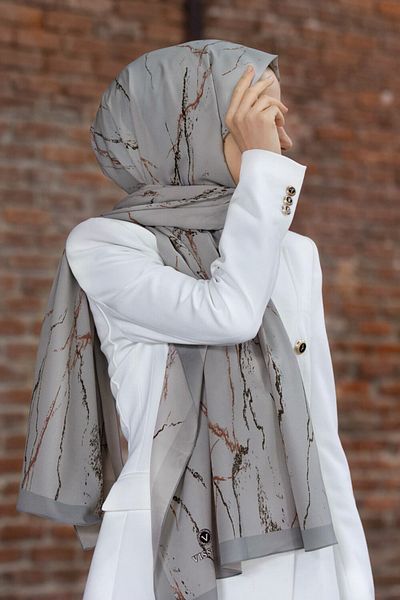 Vissona Γυναικείο Luxury Medina Silk Shawl Mink - Tan