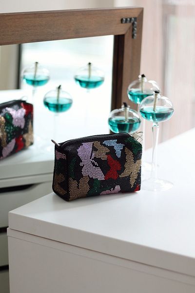 Moom Bag Geantă de umăr pentru femei cu model de piatră fluture
