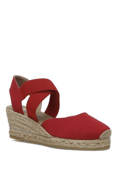 Nine West Esu 2Fx Red Women's Wedge Heel Shoes