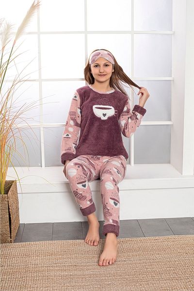 Asel Children's Plush Pajama Set