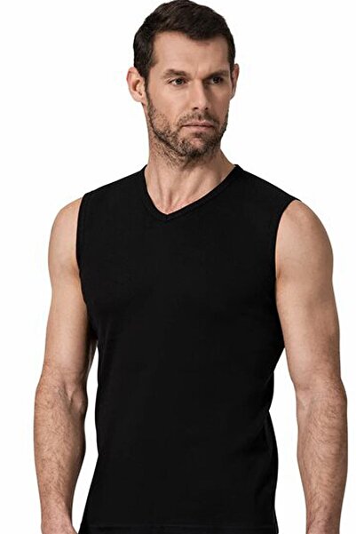 Namaldı Kolsuz V Yaka Ribana Pamuklu Atlet 3 Adet