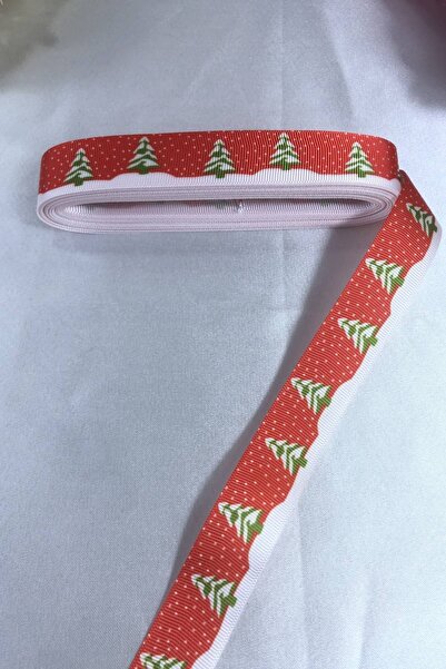 Genel Markalar 2026 Yeniyıl Süsleme Paketleme Kurdelesi Kırmızı Çam Ağacı – Y...