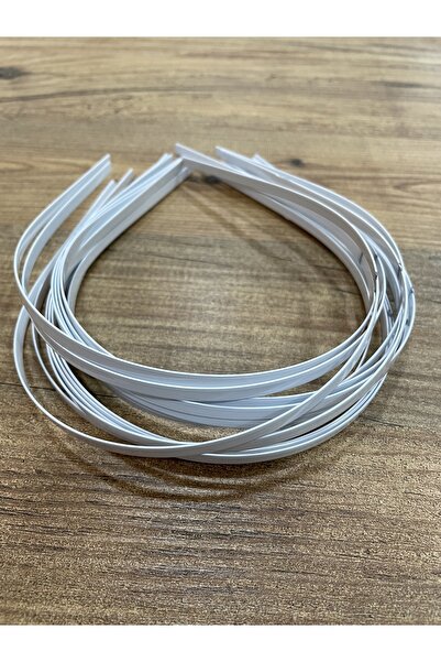 ycldantel 12 Adet 5mm Beyaz Metal Tel Taç