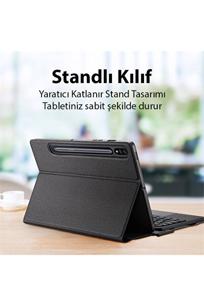 Dux Ducis Sm Galaxy Tab S8/s7 Bluetooth Klavye Touchpad Kılıf X700-x706-t870-t875-t876b