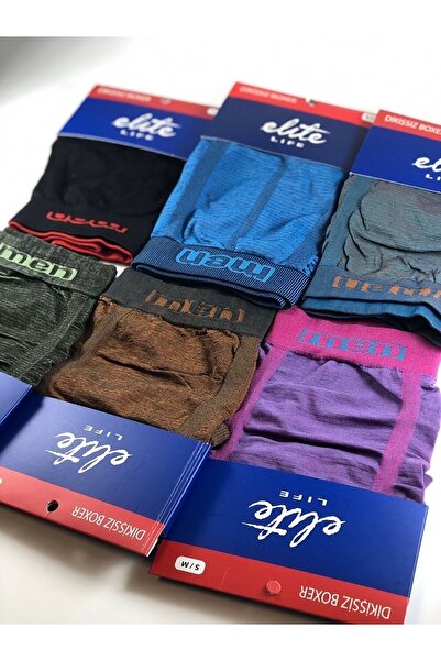 Elite Life Fily Iç Giyim 907 6 Lı Boxer