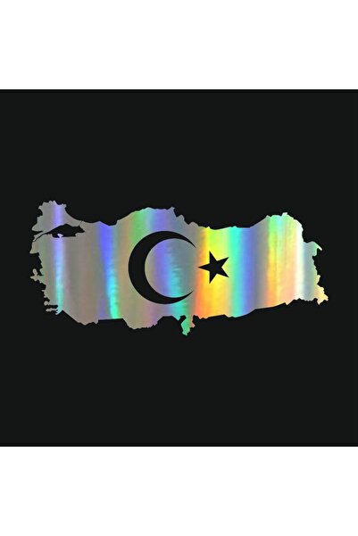 TSC خريطة تركيا الملونة الهولوغرام 18 سم