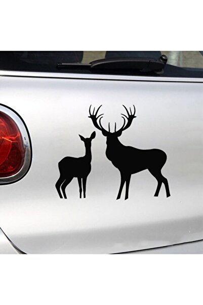 TSC Deer Gazelle Car Sticker Label 18cm