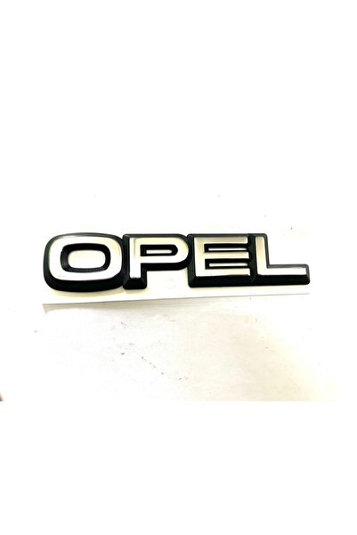 GM Arka Bagaj Opel Yazısı Krom Kaplama Siyah Opel Astra F Corsa B Tigra A Kad...