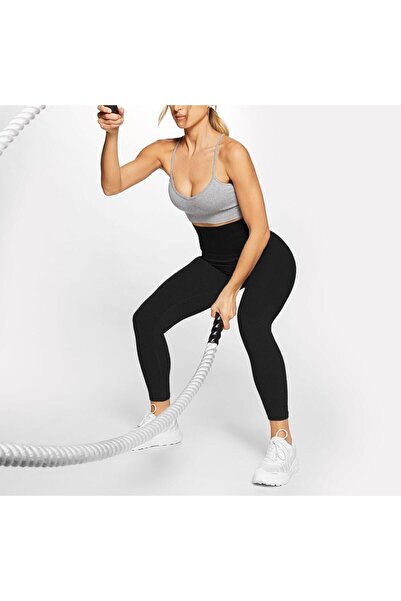 MİSTİRİK Mienmis Alt Bacak Etkili Yüksek Bel Toparlayıcı Korse Tayt Extra Sıkı Siyah Renk