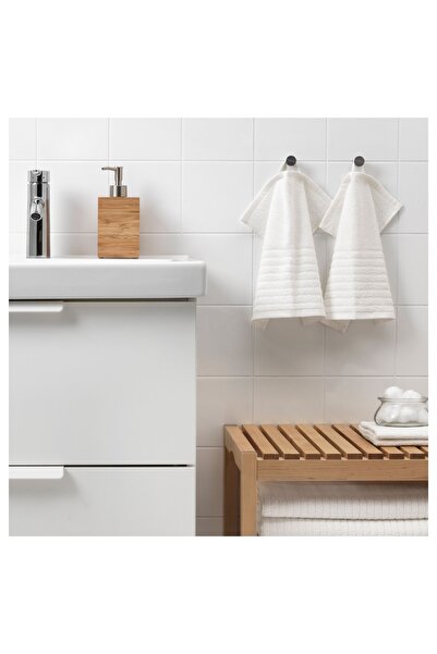 IKEA Біла рушник Vagsjön - 4 штуки, 30x30 см, поліестер-бавовна