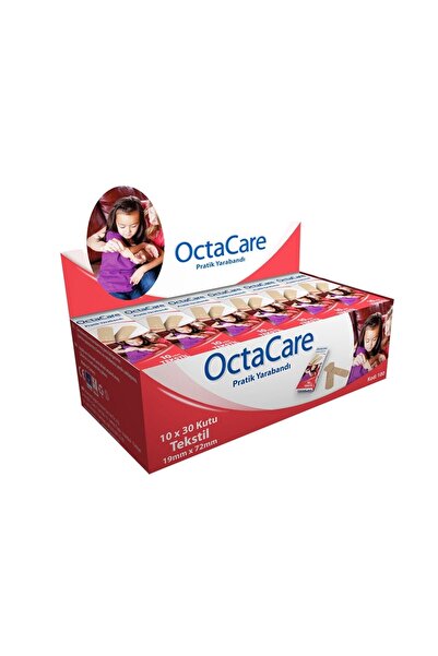 Octacare Tekstil Pratik Yara Bandı 19 Mm × 72 Mm 10 × 30 Paket