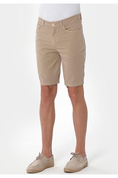 ORGANICATION Shorts - Beige - Mittlerer Bund