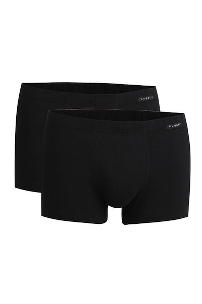 BUGATTI Herren Shorts, 2er Pack - FLEXCITY, Boxershorts, Hose, Stretch-Baumwolle