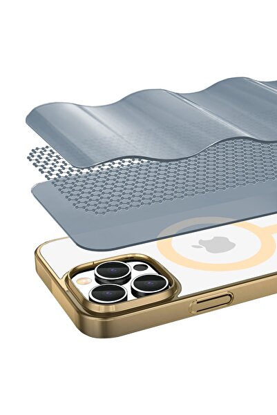 Buff Iphone 14 Pro Max Magsafe Slim Fit Kılıf Gold
