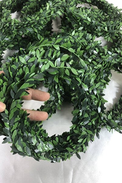 Hobigram 7 Meters Wire Leaf Ribbon Artificial Crown Ivy Flower Ornament – Christmas Ornament, Stylish Design, Women's Accessory