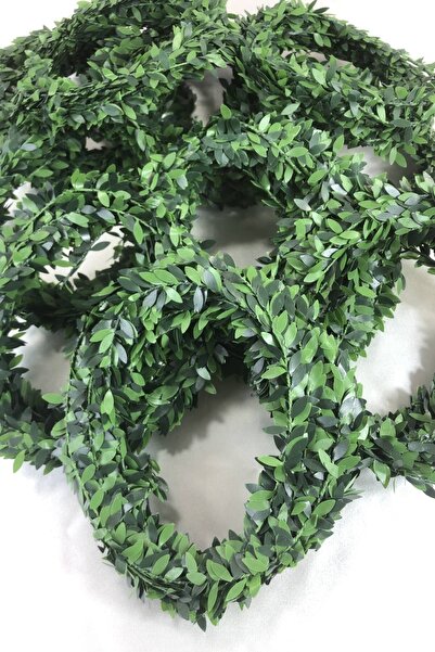Hobigram 15 Meters Wire Leaf Ribbon Artificial Crown Ivy Flower Ornament – Christmas Ornament, Stylish Design, Women's Accessory