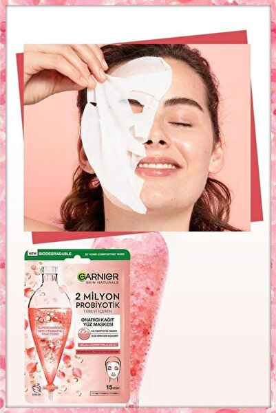 Garnier 2 Milyon Probiyotik Türevi Içeren Onarıcı Kağıt Yüz Maskesi 3600542461696