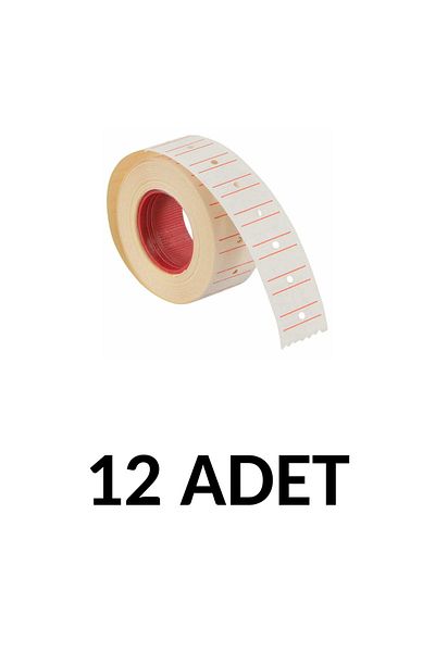 KRAF 12 Τεμάχια 12x21 Motex Λευκή Ετικέτα Τιμής