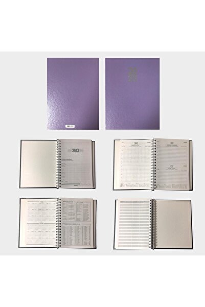 GENC DIJITAL BASKI 2023 Gizli Spiralli Günlük Ajanda 17x24