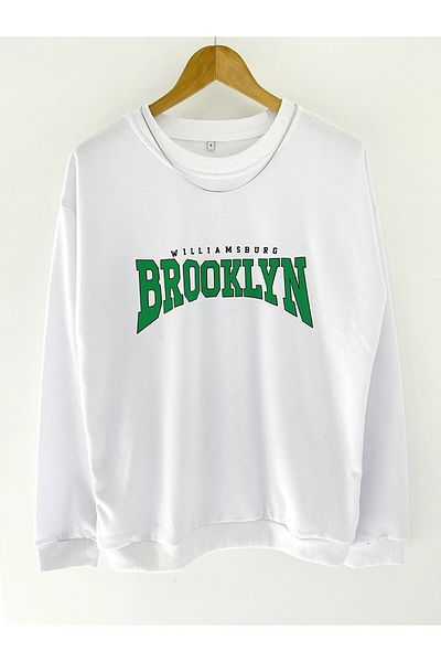 NewCabin Φούτερ New Season 2 Thread Raised Digital Printed Slim Fit φούτερ