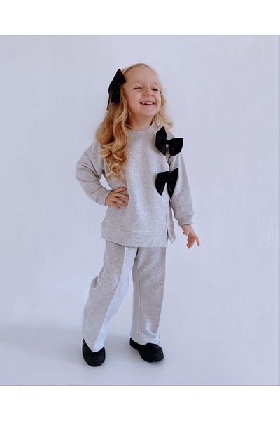 le petit sole Alice Ribbon Top and Bottom Girl's Set