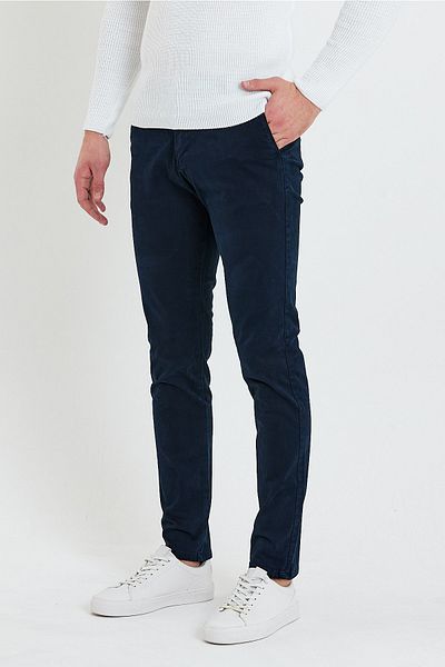 Whitesea Slim Fit Satin Chino Pants