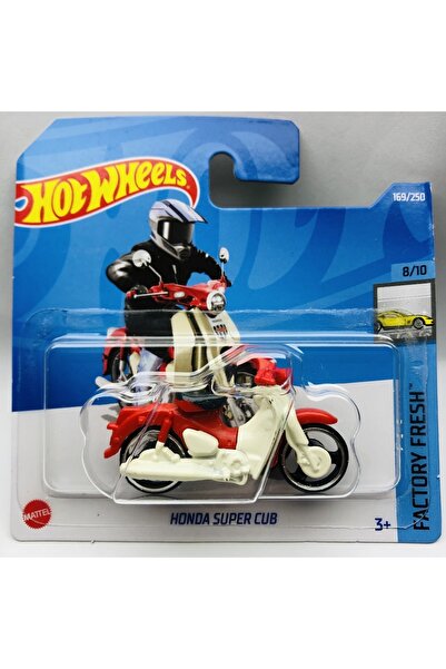 HOT WHEELS New - Yeni Honda Super Cub Mini Motosiklet 1:64 Ölçek Hotwheels Ma...