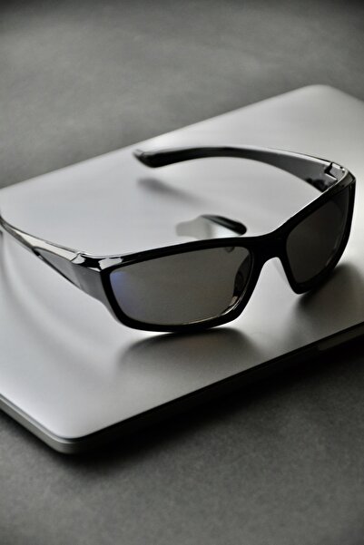 LOOKUP Tekno Sunglasses Unisex Men Women New Season Sports UV 400 Protected Ce Certificated Black Plain Glass